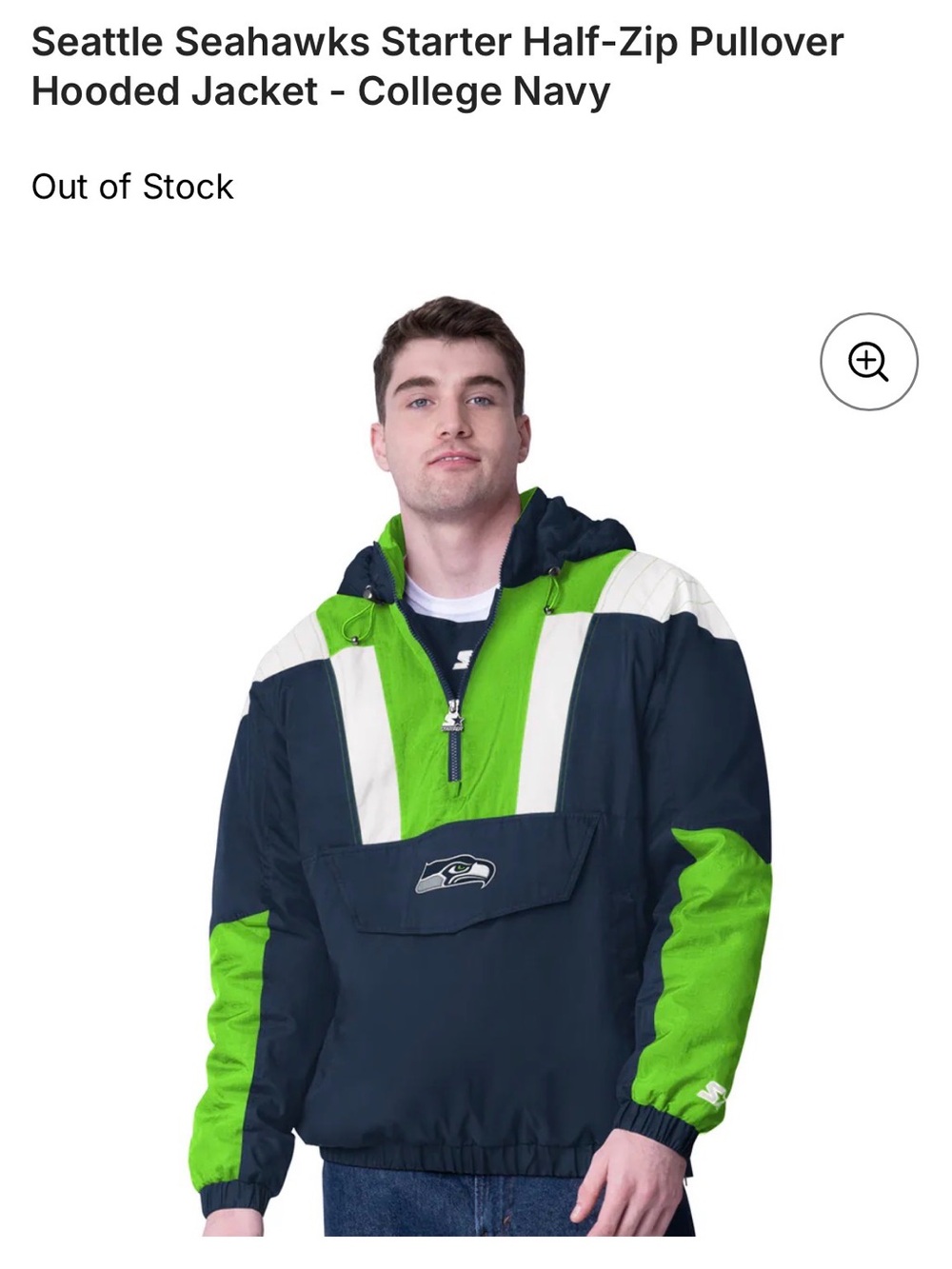 Seattle Seahawk Starter Jacket